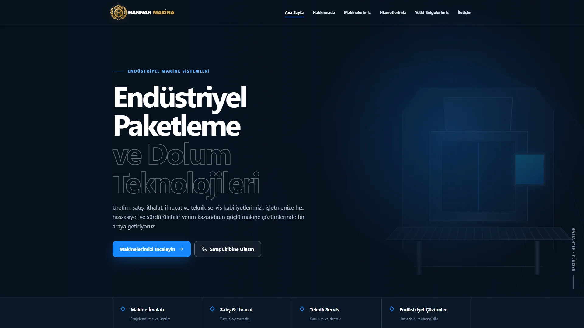 Hannan Makina website