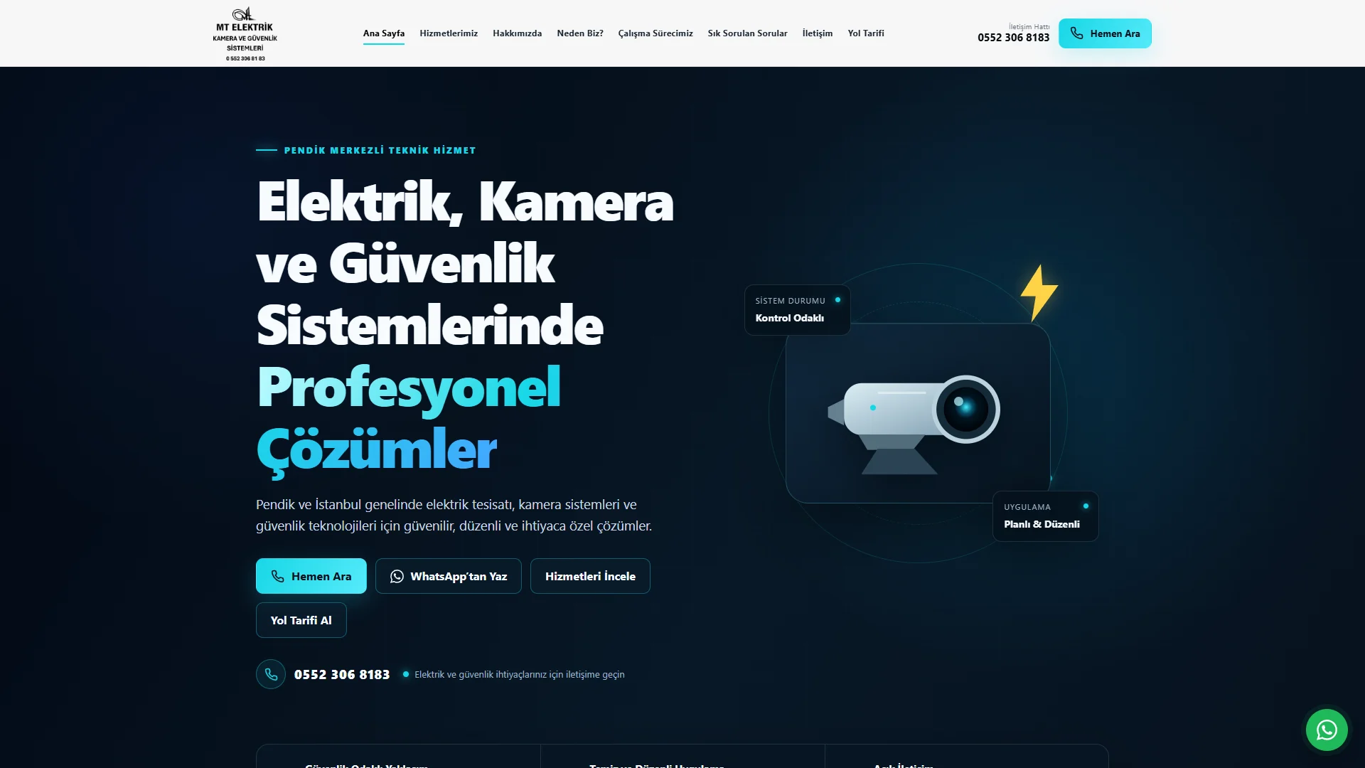 MT Elektrik Kamera ve G&uuml;venlik Sistemleri website