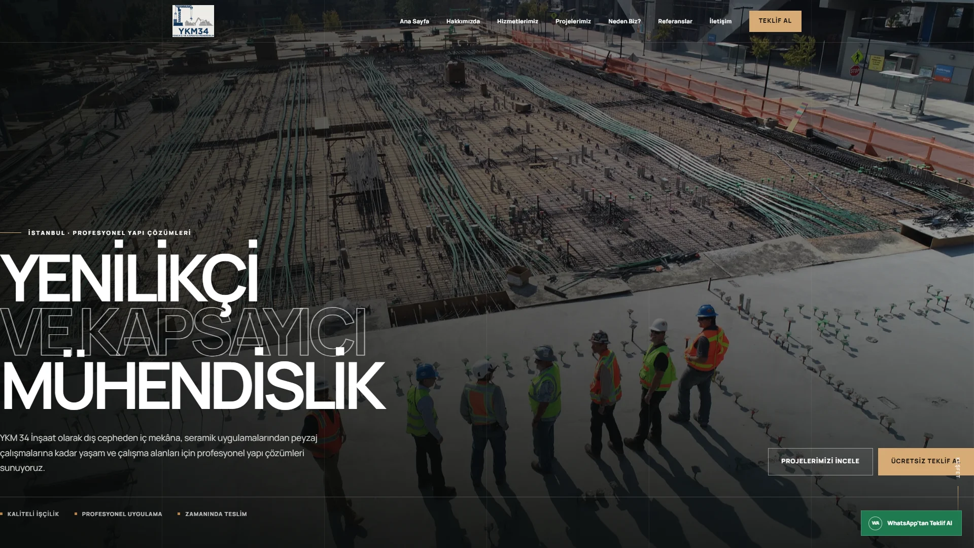 YKM 34 İnşaat website